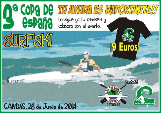 Colabora en la organización de la III Copa de España de Surfski en Candás el próximo 28 de Junio de 2014